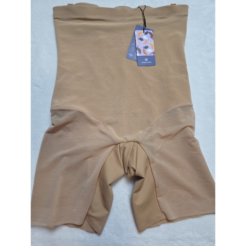 New Honeylove Women's  Nude Superpower Shorts All over Scult Shapewear Size XL